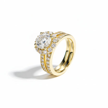 Bague de Fiançailles Femme Moissanite D Color VVS1 - Aélys
