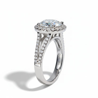 Bague de Fiançailles Femme Moissanite D Color VVS1 - Améline