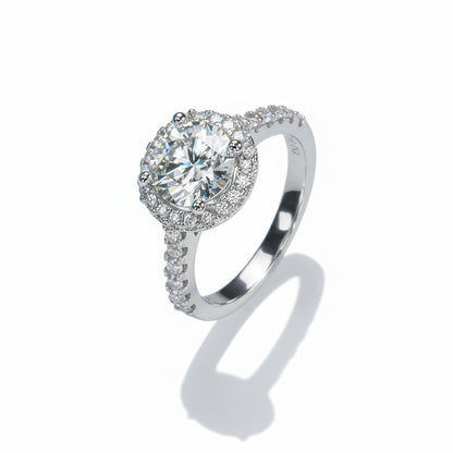 Bague de Fiançailles Moissanite D Color VVS1 - Cleo