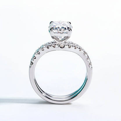 Bague de Fiançailles Femme Moissanite D Color VVS1 - Joy