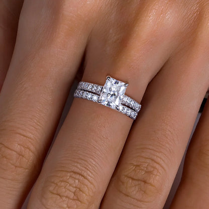 Bague de Fiançailles Moissanite D Color VVS1 - Amandina