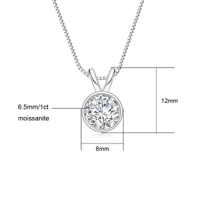 Pendentifs Femme Moissanite D Color VVS1 - Ingrid