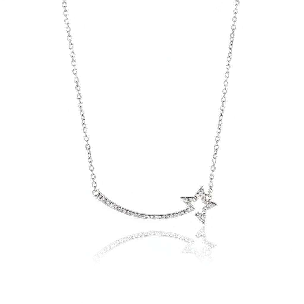 Pendentifs Moissanite D Color VVS1 - Etoile Filante