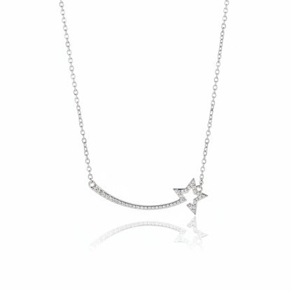 Pendentifs Moissanite D Color VVS1 - Etoile Filante