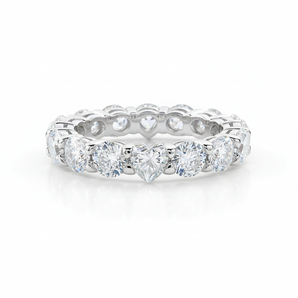 Alliance de Mariage Femme Moissanite D Color VVS1 - Chloé