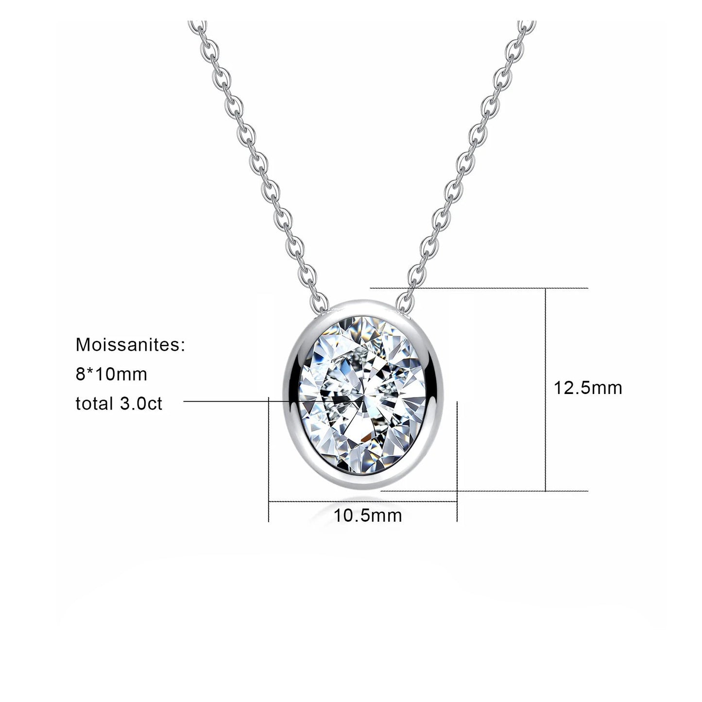 Colliers Moissanite D Color VVS1 - Bérénice