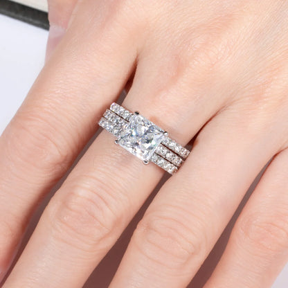 Bague de Fiançailles Femme Moissanite D Color VVS1 - Iris