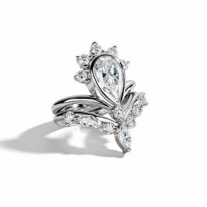 Bague de Fiançailles Femme Moissanite D Color VVS1 - Zazi