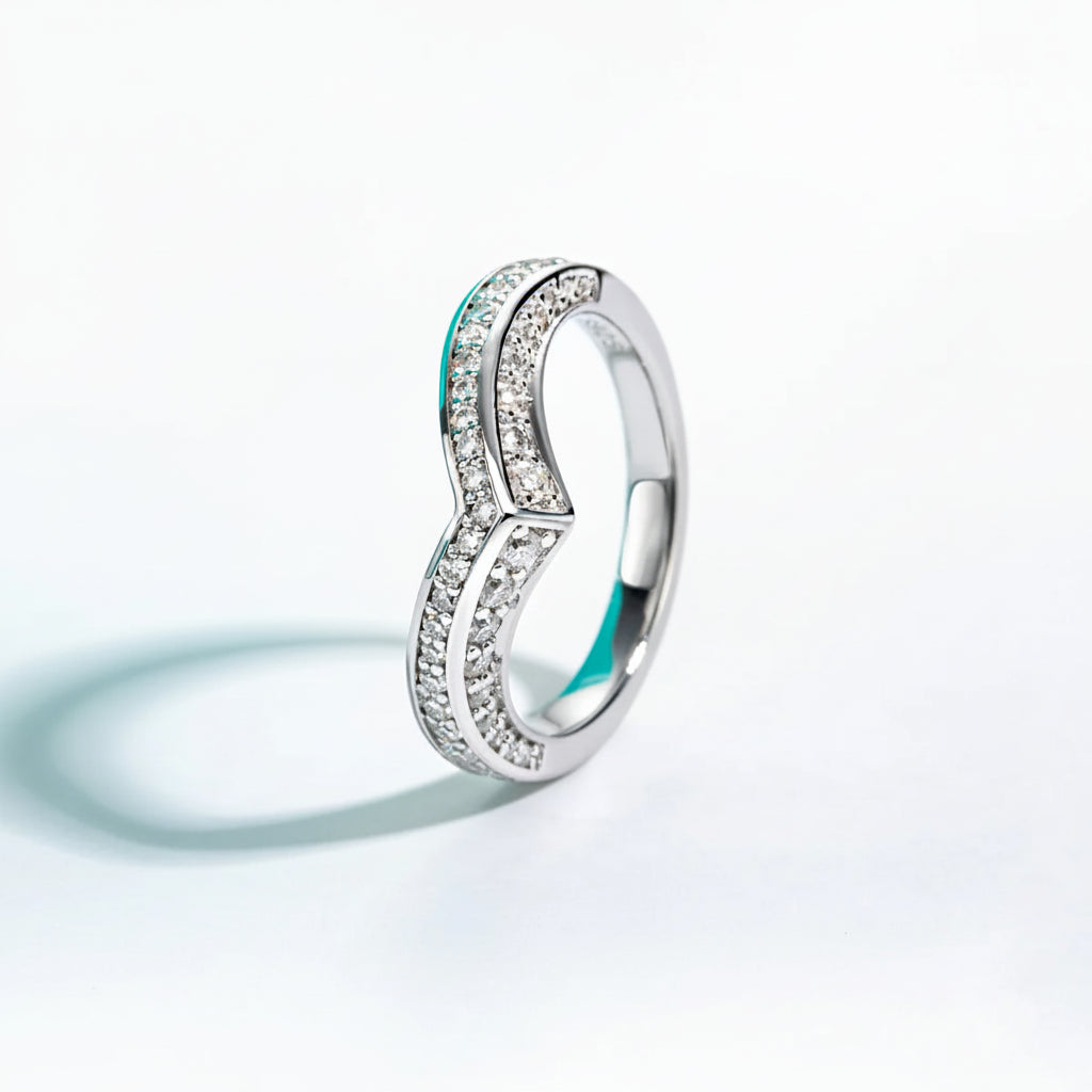 Bague de Mariage Femme Moissanite D Color VVS1 - Lina