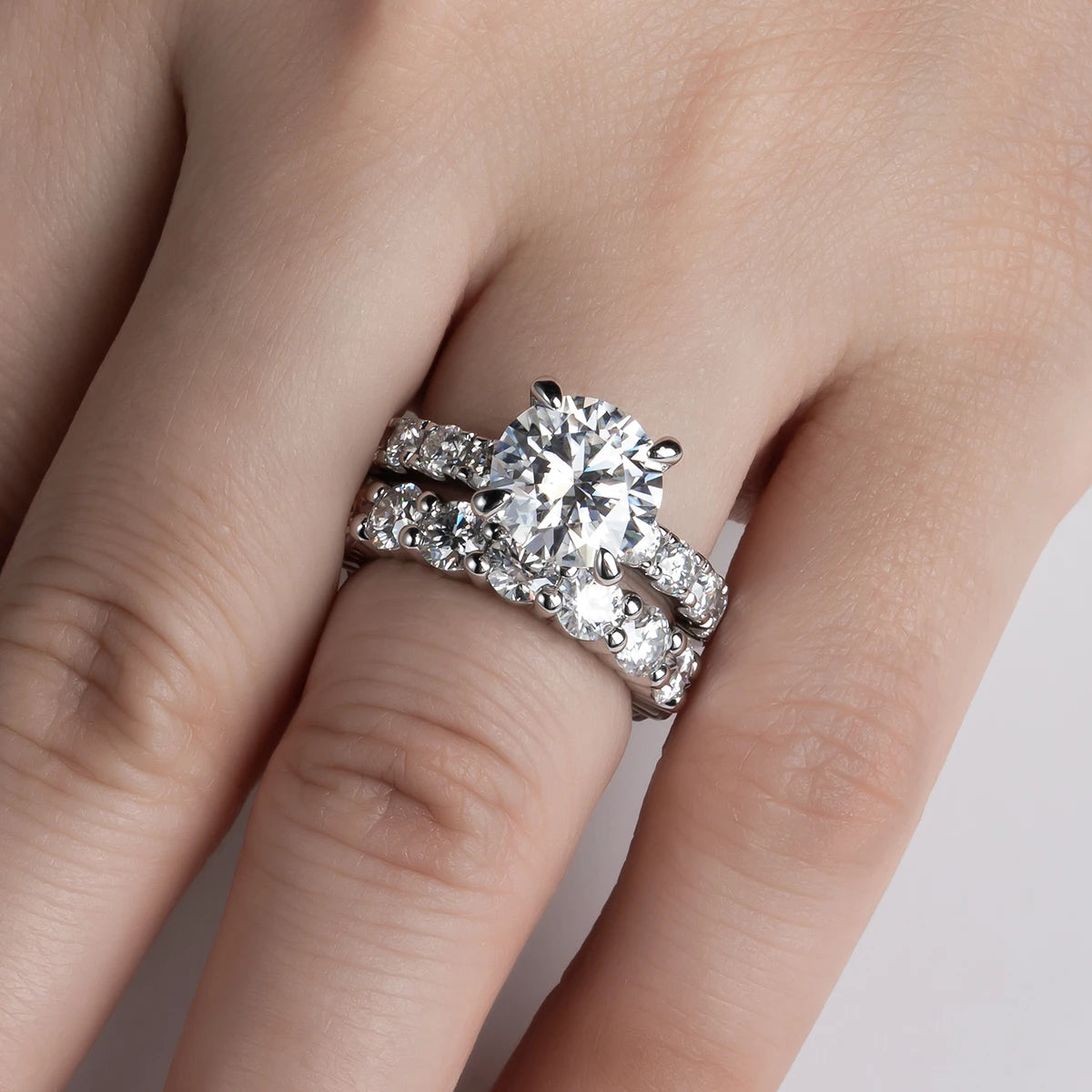 Bague de Fiançailles Femme Moissanite D Color VVS1 - Alix
