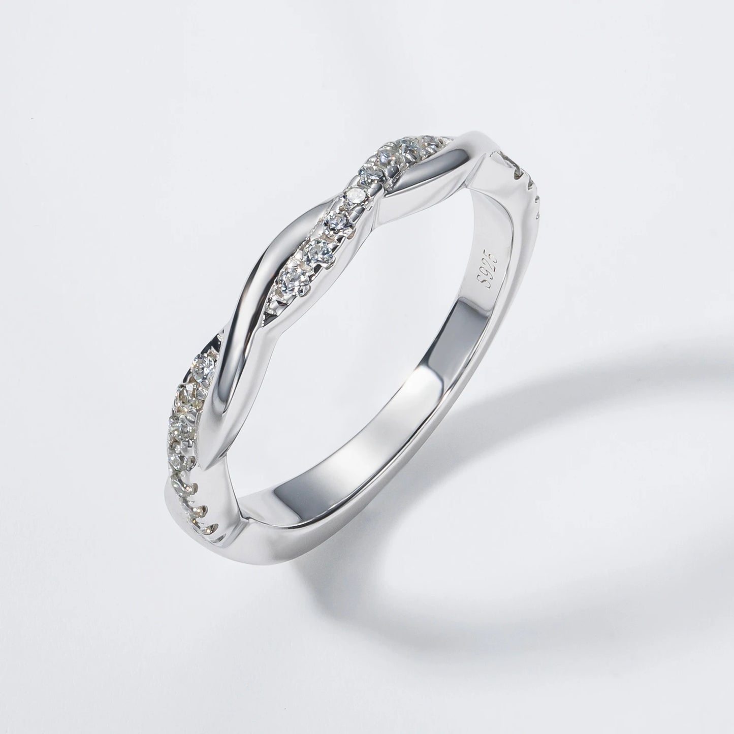 Bague de Fiançailles Femme Moissanite D Color VVS1 - Princesse