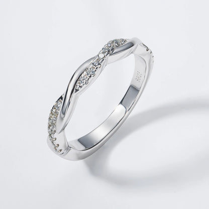 Bague de Fiançailles Femme Moissanite D Color VVS1 - Princesse