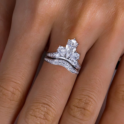 Bague de Fiançailles Moissanite D Color VVS1 - Anaya