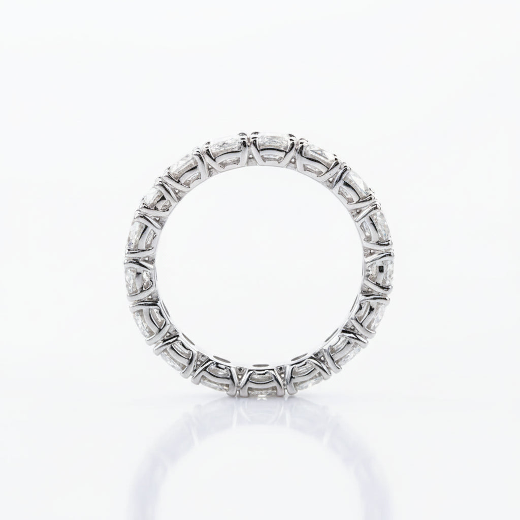 Alliance Mariage Moissanite D Color VVS1 - Viviane