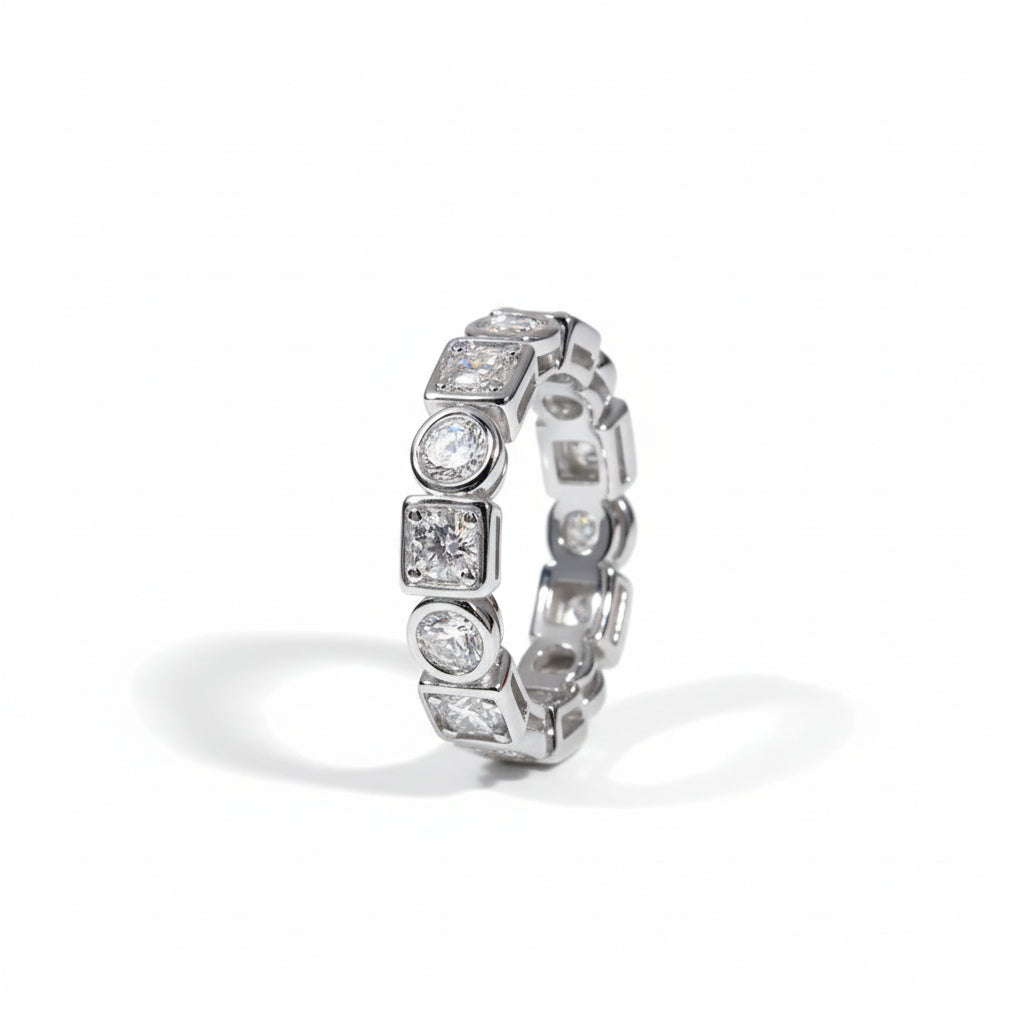 Bague Mariage Moissanite D Color VVS1 - Zoé