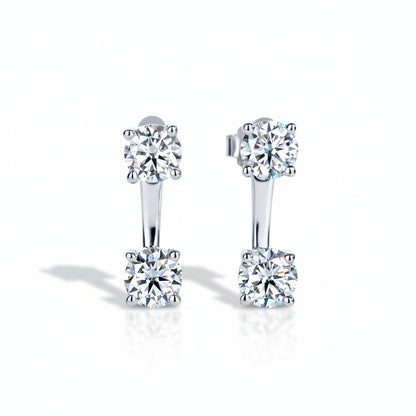 Boucles D'oreilles Femme Moissanite D Color VVS1 - Paloma