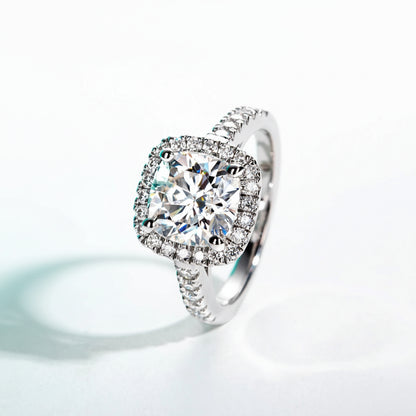 Bague de Fiançailles Femme Moissanite D Color VVS1 - Jade