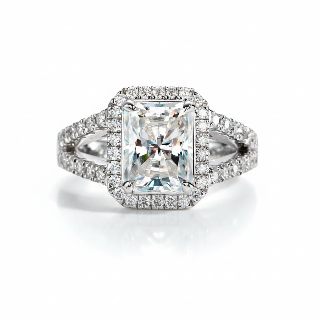 Bague de Fiançailles Moissanite D Color VVS1 - Aloïse