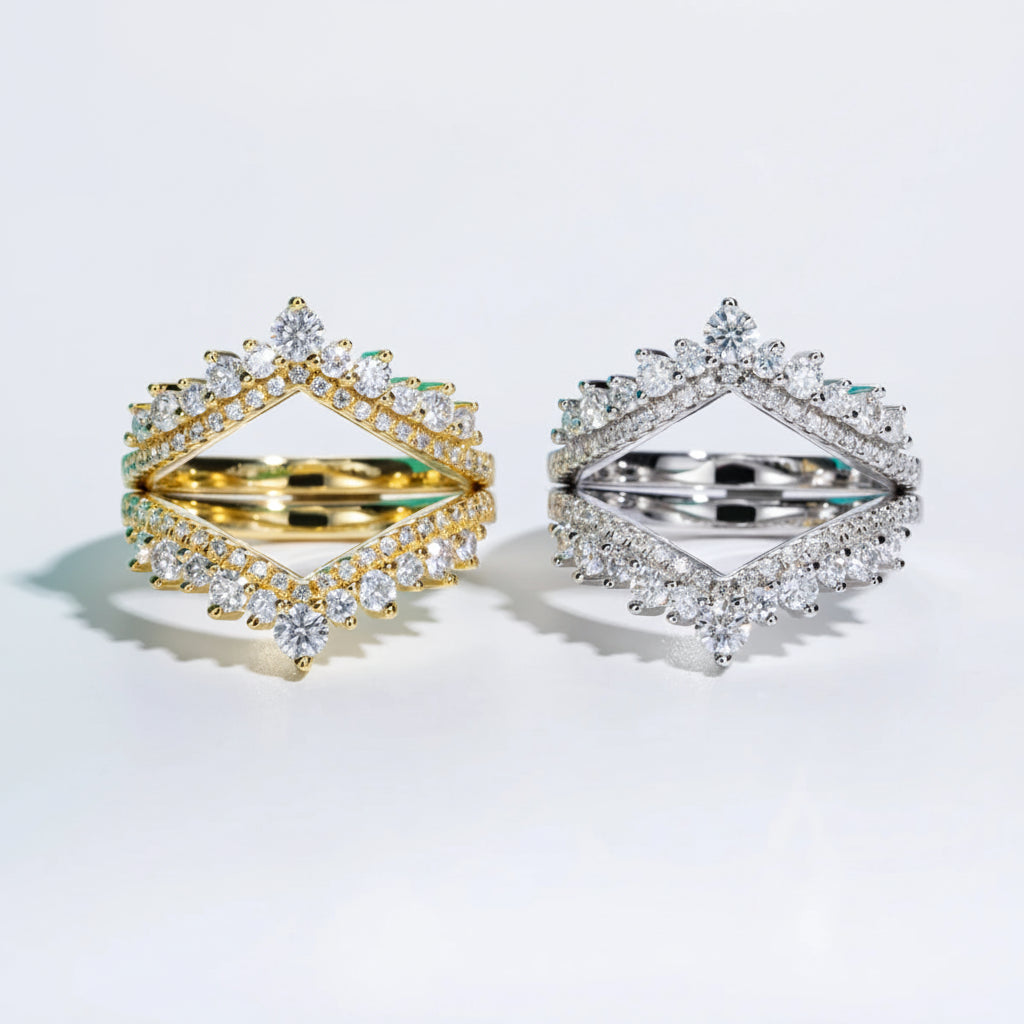 Bague Mariage Moissanite D Color VVS1 - Kim