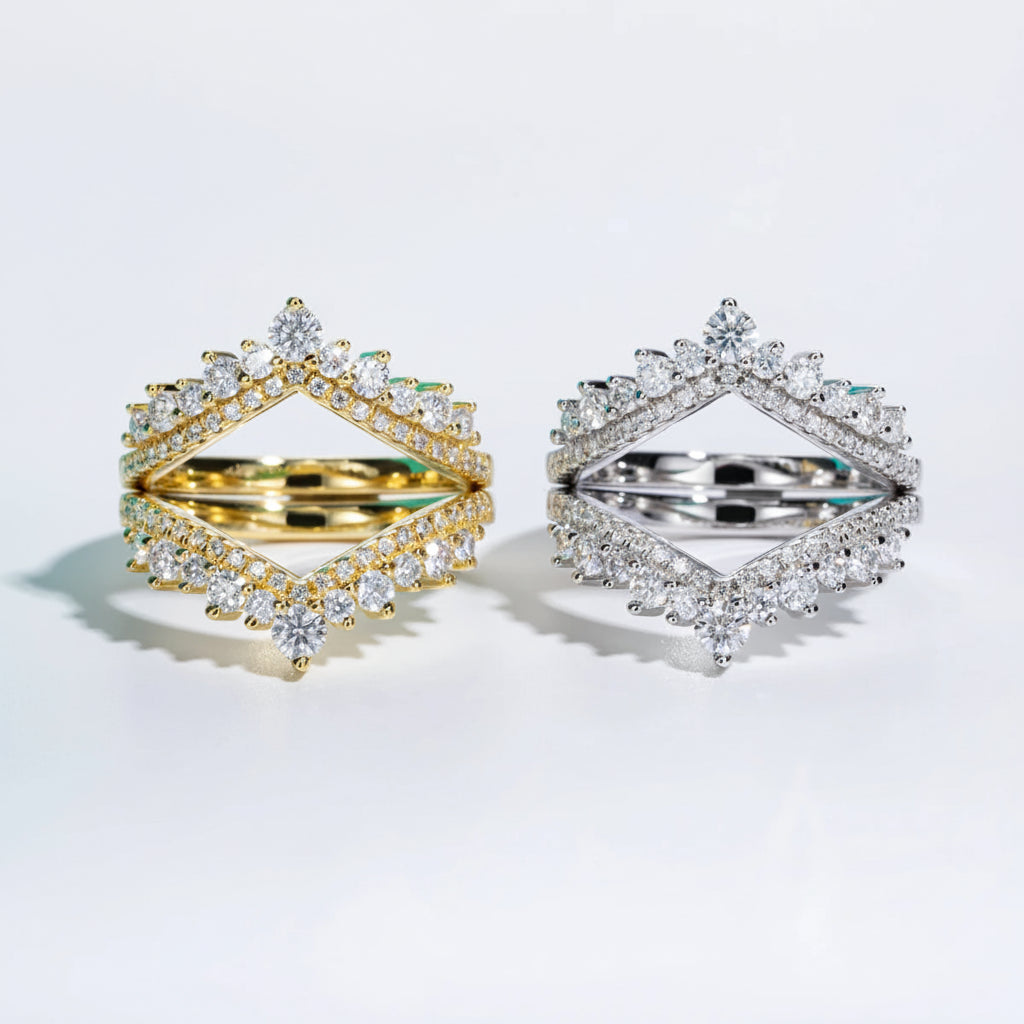 Bague Mariage Moissanite D Color VVS1 - Louise