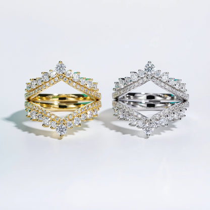 Bague Mariage Moissanite D Color VVS1 - Louise