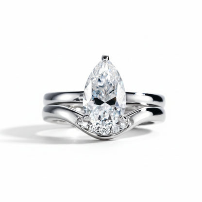 Bague de Fiançailles Moissanite D Color VVS1 - Aude