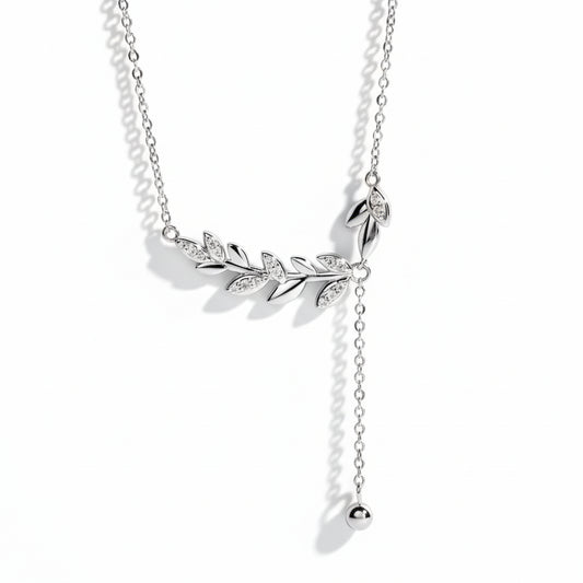 Colliers Femme Moissanite D Color VVS1 - Plume