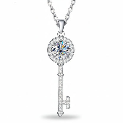 Colliers Femme Moissanite D Color VVS1 - Clé