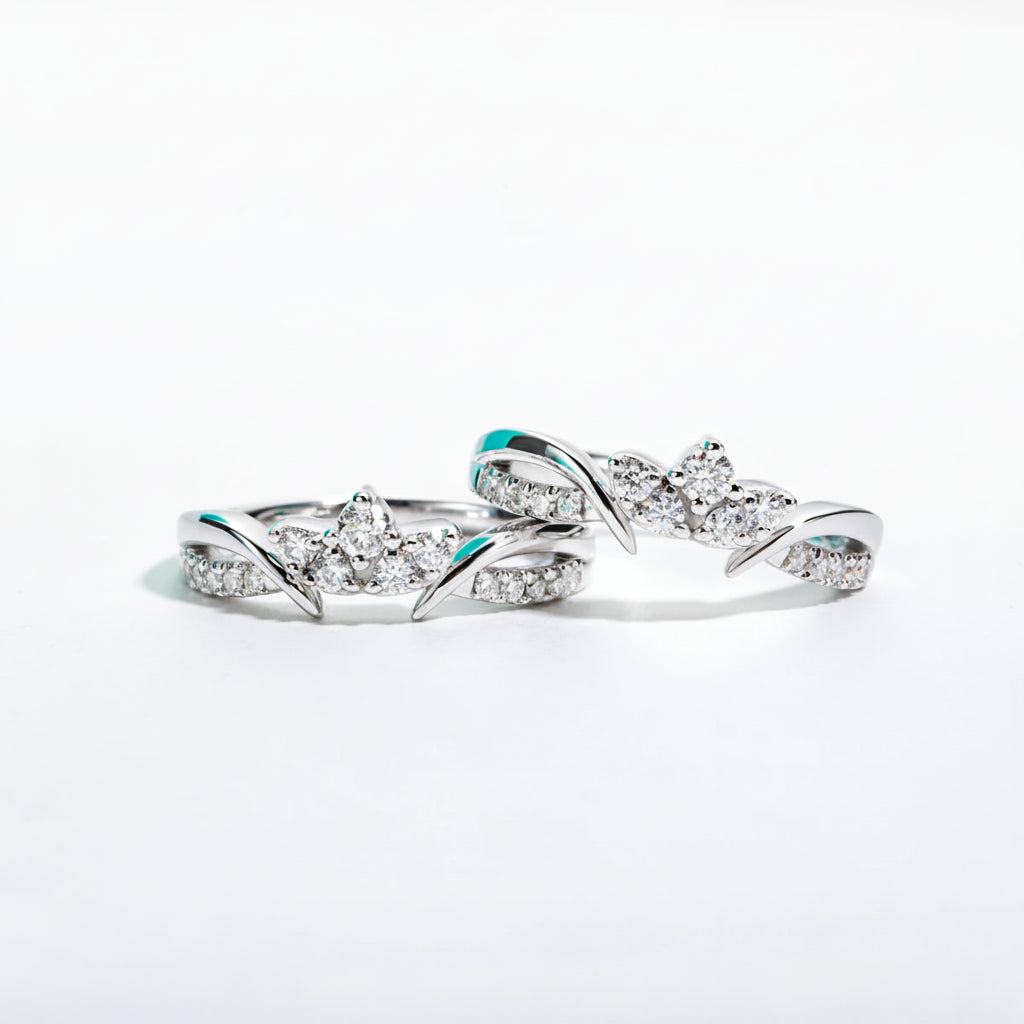 Bague de Mariage Moissanite D Color VVS1 - Elena