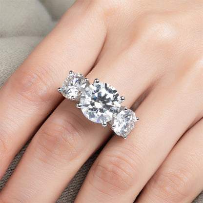 Bague de Fiançailles Moissanite D Color VVS1 - Diana