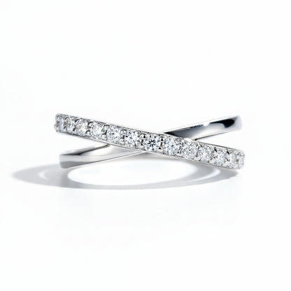 Alliance Mariage Moissanite D Color VVS1 - Ada