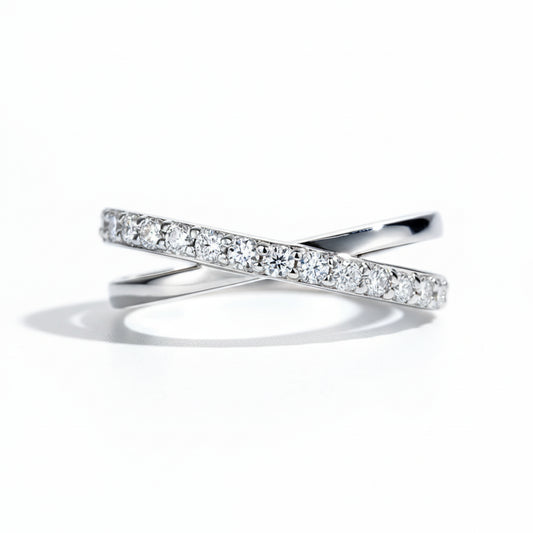 Alliance Mariage Moissanite D Color VVS1 - Ada
