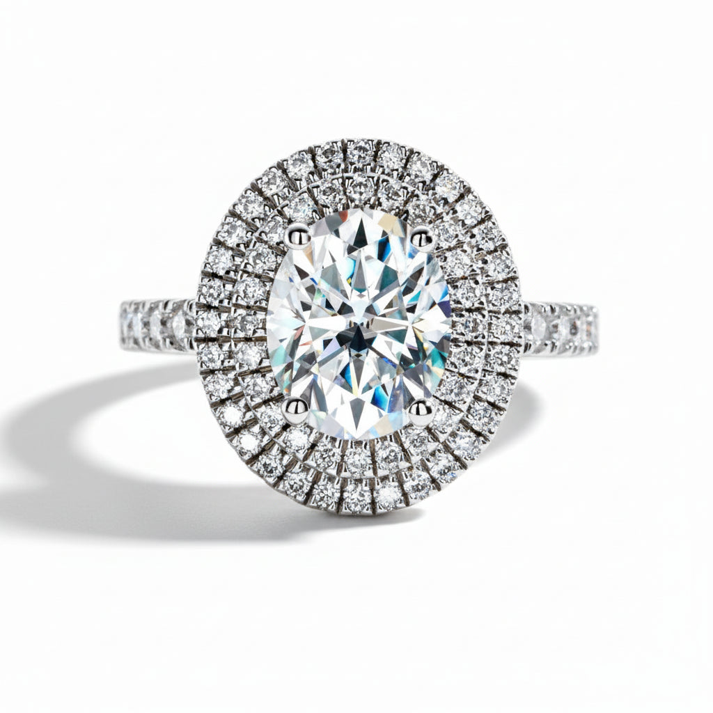 Bague de Fiançailles Femme Moissanite D Color VVS1 - Amata