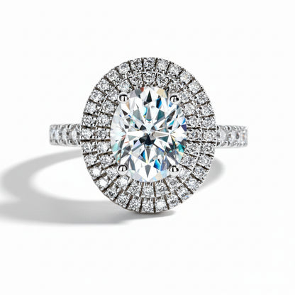 Bague de Fiançailles Femme Moissanite D Color VVS1 - Amata