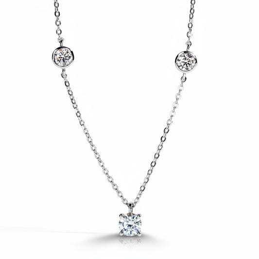 Pendentifs Femme Moissanite D Color VVS1 - Eulalie