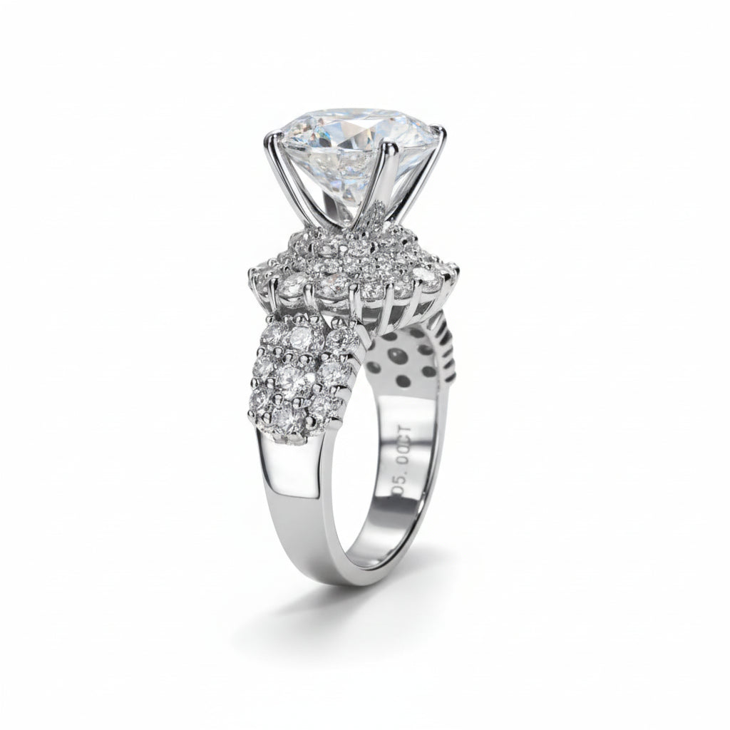 Bague de Fiançailles Femme Moissanite D Color VVS1 - Alaia