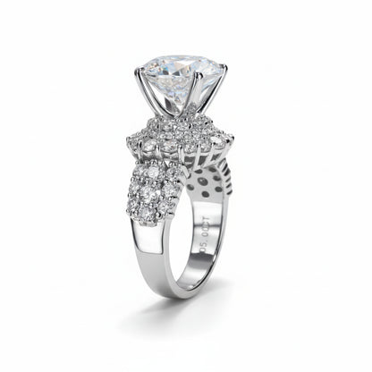 Bague de Fiançailles Femme Moissanite D Color VVS1 - Alaia