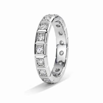 Alliance Mariage Moissanite D Color VVS1 - Léa