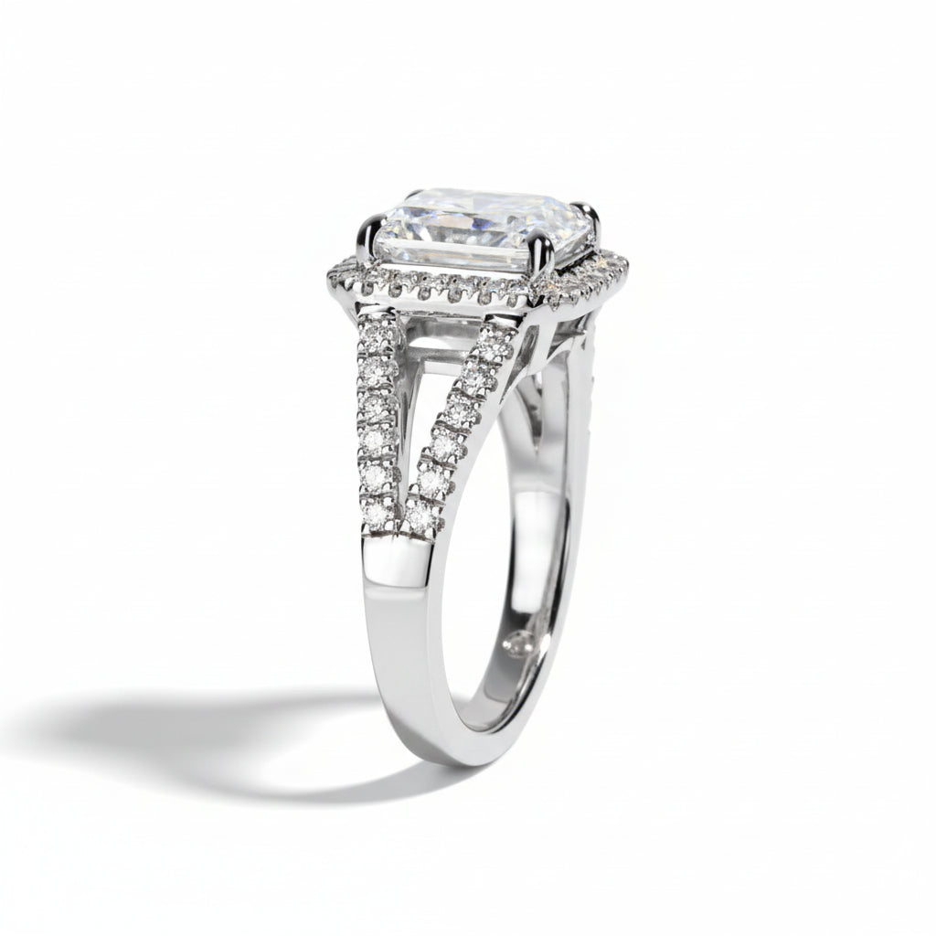 Bague de Fiançailles Moissanite D Color VVS1 - Aloïse