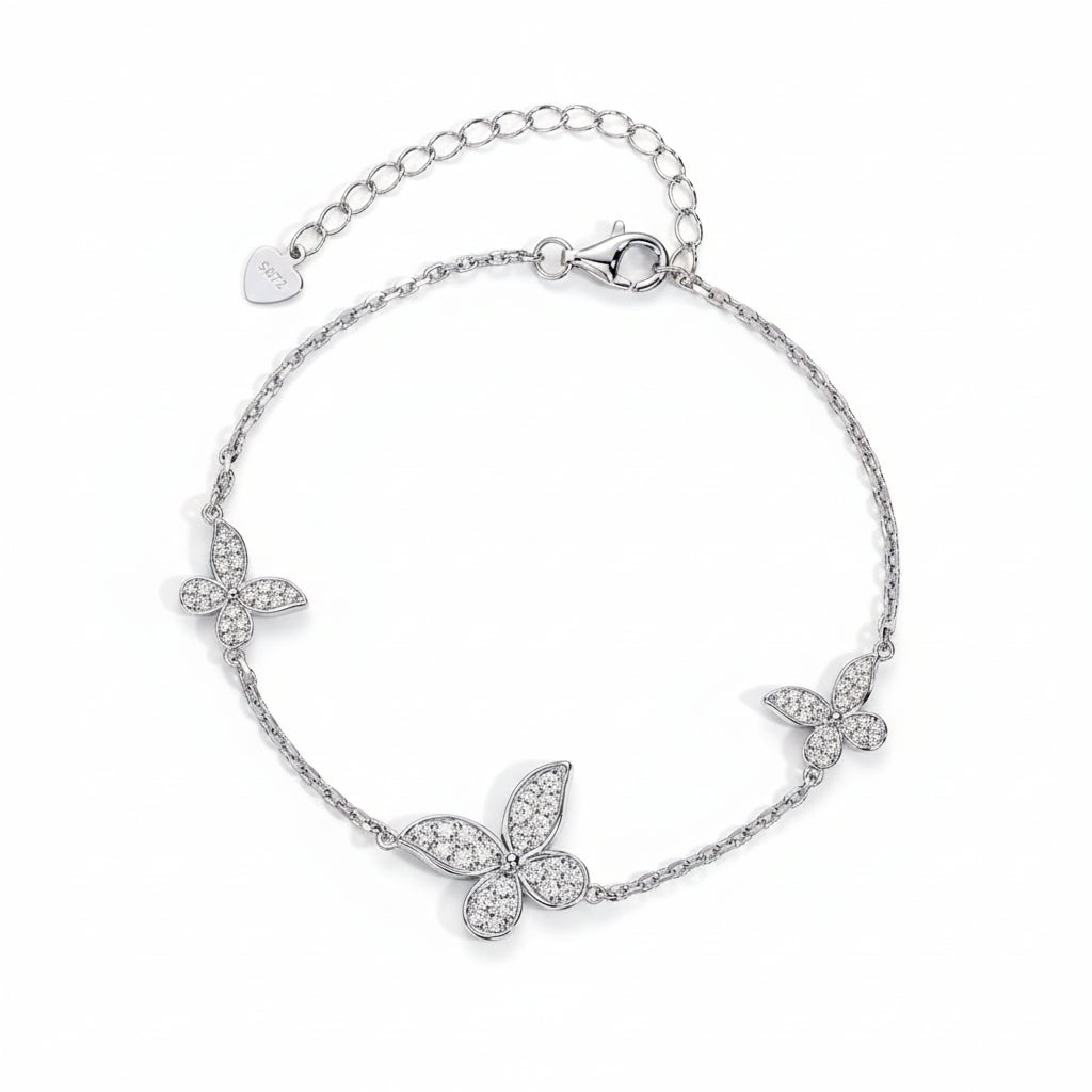 Bracelets Femme Moissanite D Color VVS1 - Papillon