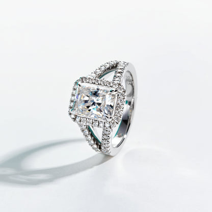 Bague de Fiançailles Moissanite D Color VVS1 - Aloïse