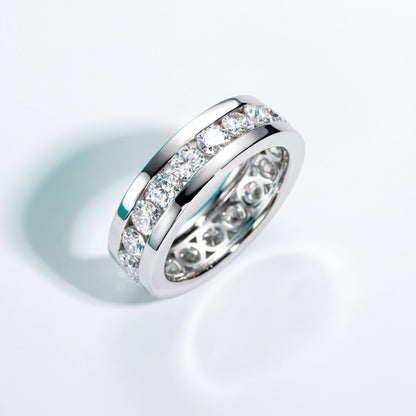 Alliance Mariage Moissanite D Color VVS1 - Unisex