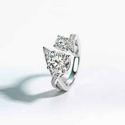 Bague de Fiançailles Moissanite D Color VVS1 - Allegra