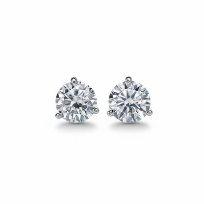 Boucles D'oreilles Puces Moissanite D Color VVS1 - Chiara