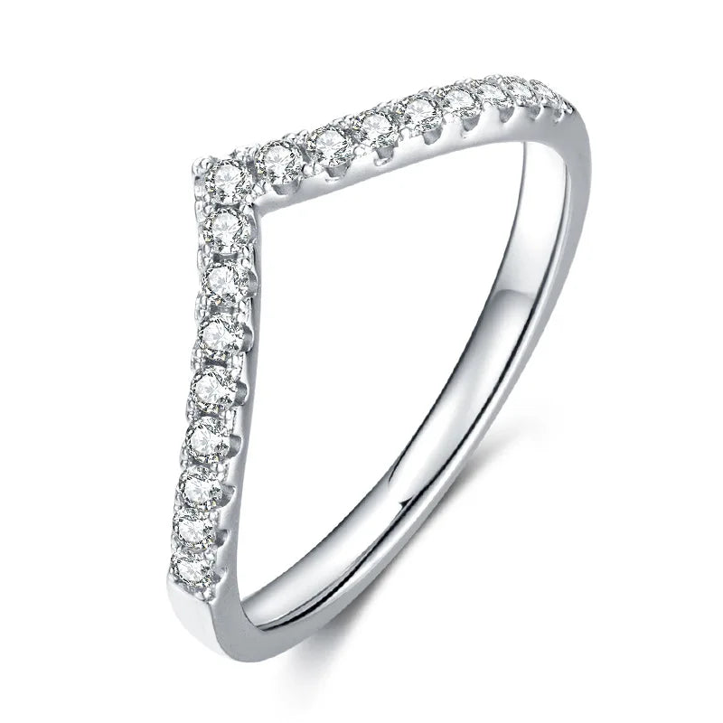 Alliance de Mariage Femme Moissanite D Color VVS1 - Téa