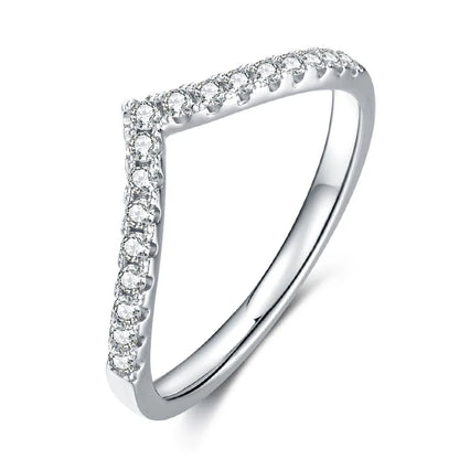 Alliance de Mariage Femme Moissanite D Color VVS1 - Téa