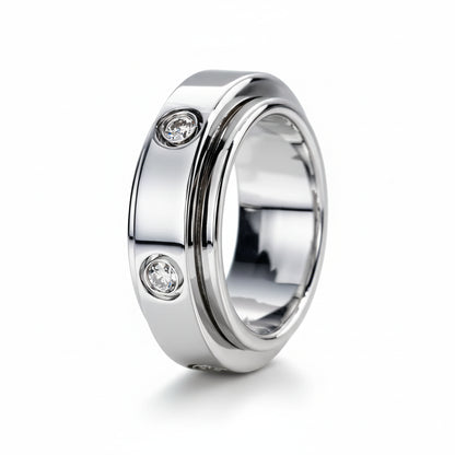 Alliance Mariage Moissanite D Color VVS1 - Victoire