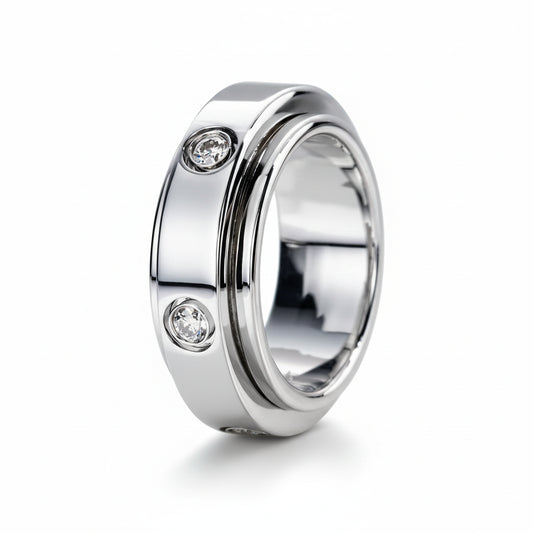 Alliance Mariage Moissanite D Color VVS1 - Victoire