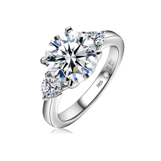 Bague de Fiançailles Moissanite D Color VVS1 - Aglaia