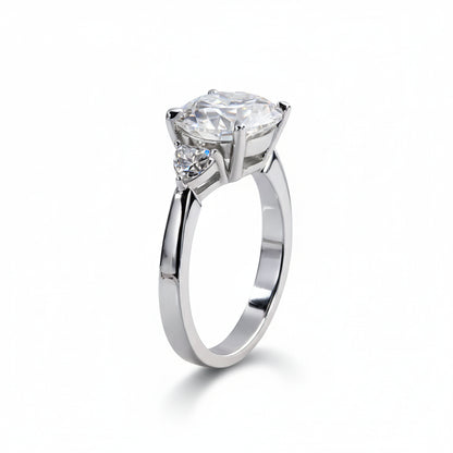 Bague de Fiançailles Moissanite D Color VVS1 - Aglaia